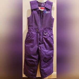 32 Degrees Purple Snow Bib